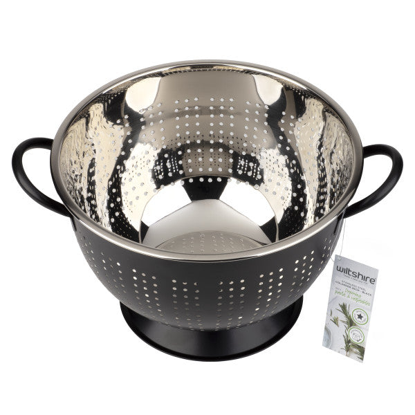 Wiltshire Extra Deep Colander 26cm - Black