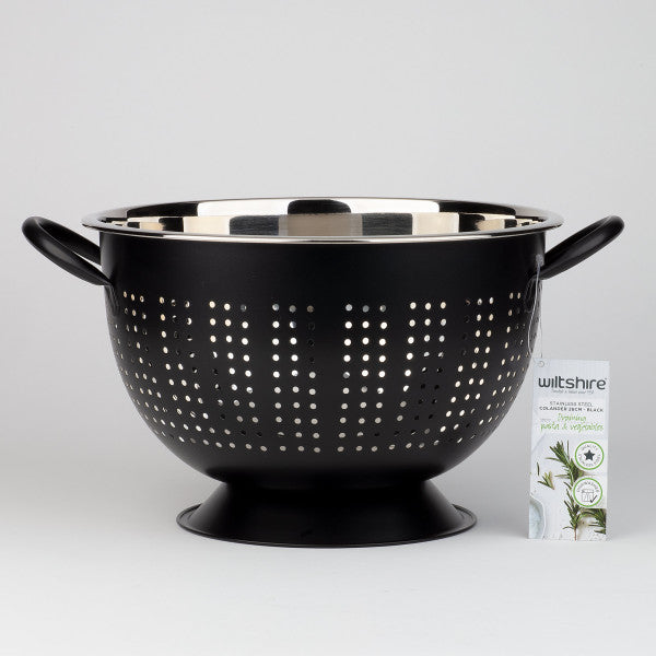 Wiltshire Extra Deep Colander 26cm - Black