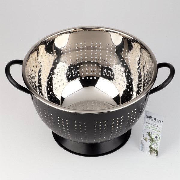 Wiltshire Extra Deep Colander 26cm - Black