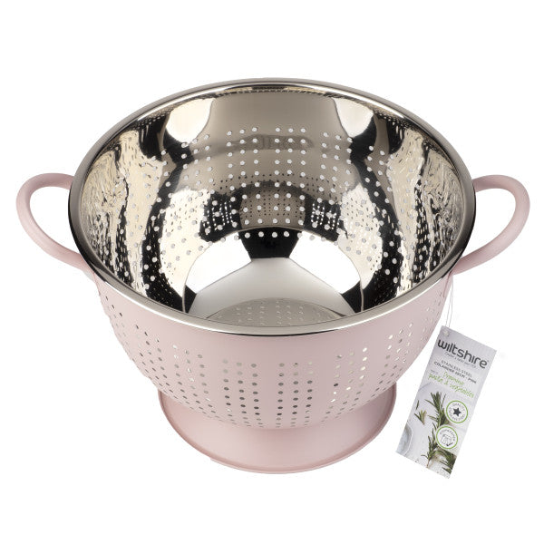 Wiltshire Extra Deep Colander 26cm - Rose Pink