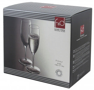 Pasabahce Set 6 Primeur Flute 210ml image 1