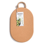 Wiltshire Deluxe Cork Trivet with Rope Handle Oval 30 x 20 x 2cm