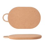 Wiltshire Deluxe Cork Trivet with Rope Handle Oval 30 x 20 x 2cm