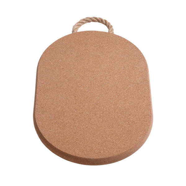 Wiltshire Deluxe Cork Trivet with Rope Handle Oval 30 x 20 x 2cm
