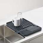 Joseph Joseph Flip-Up Drain Board Grey image 2