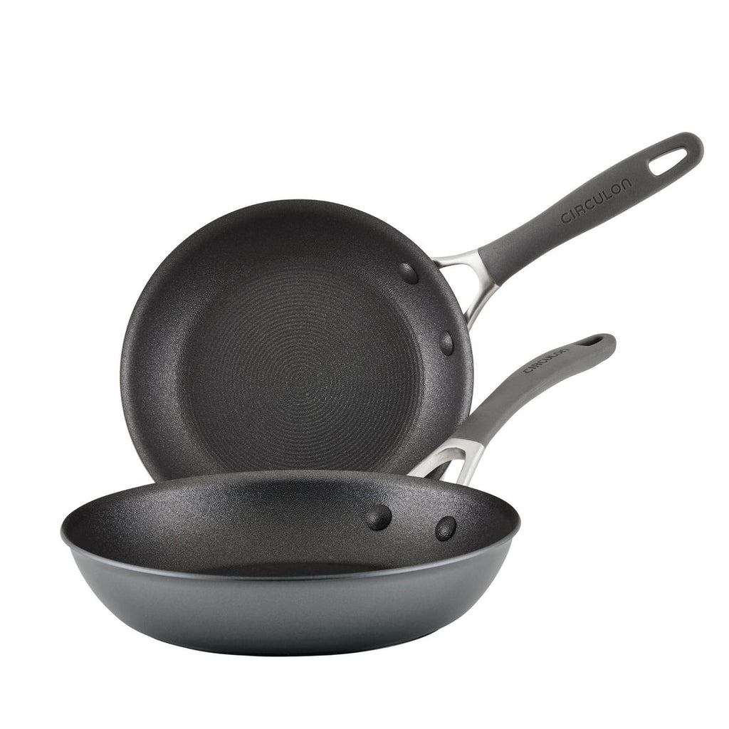 Circulon ScratchDefense A1 Nonstick Induction Skillet Twin Pack 21.5/25.4cm image 0