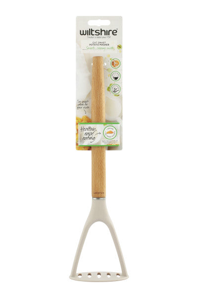 Wiltshire Nylon Beechwood Potato Masher