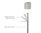 Joseph Joseph Luxe 2in1 Toilet Roll Stand image 3