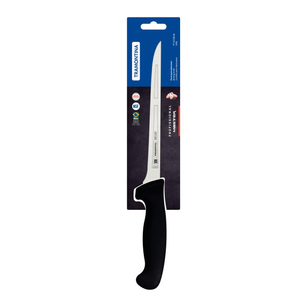 Tramontina Professional Master Black Boning Knife, 7", 18cm image 1