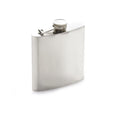 BarCraft Polished Stainless Steel Hip Flask image 0