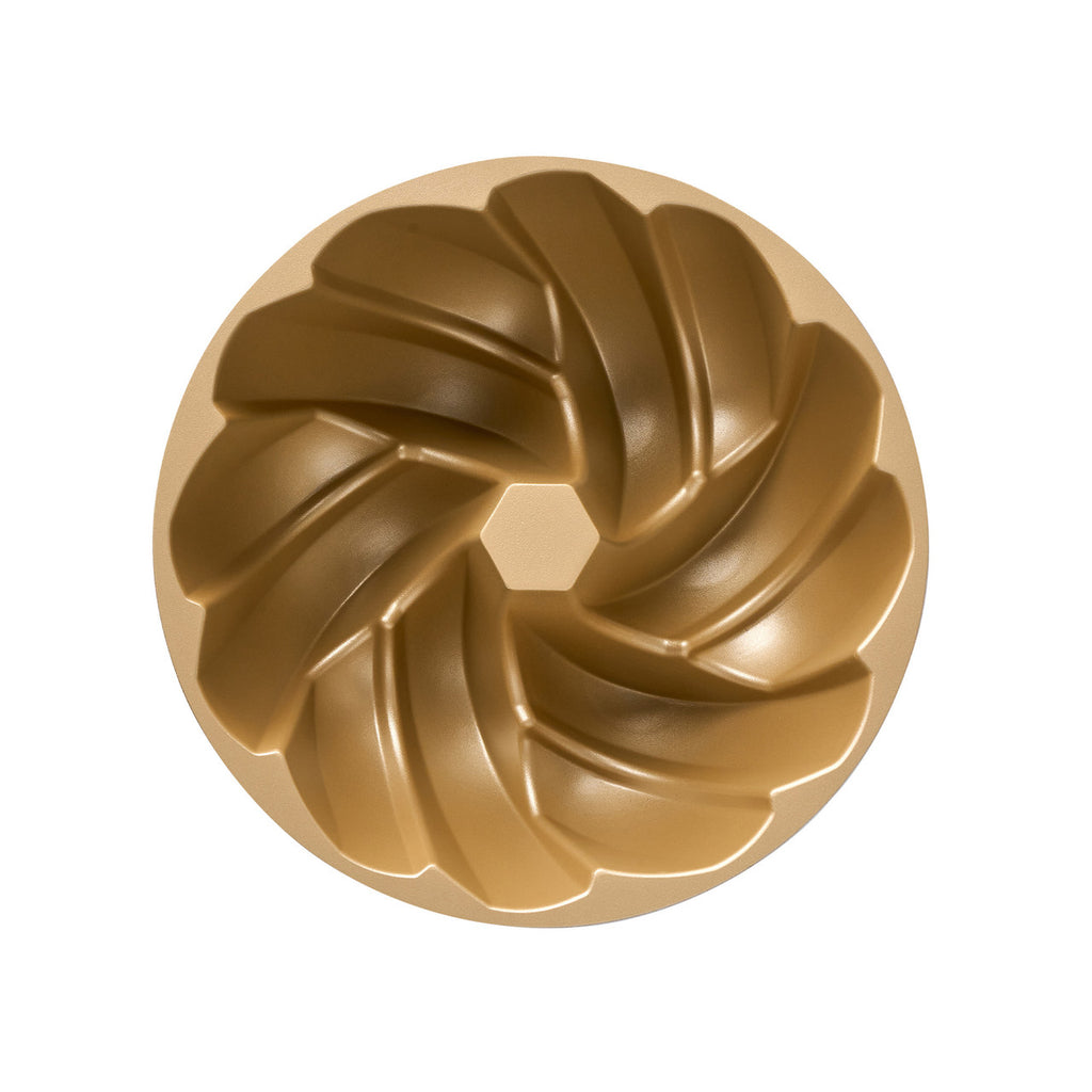 Bakemaster Braided Fluted Ring Cake Pan 24 x 24 x 9.8cm - Champagne image 3