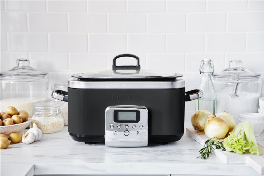 Greenpan Slow Cooker 6L - Black image 1