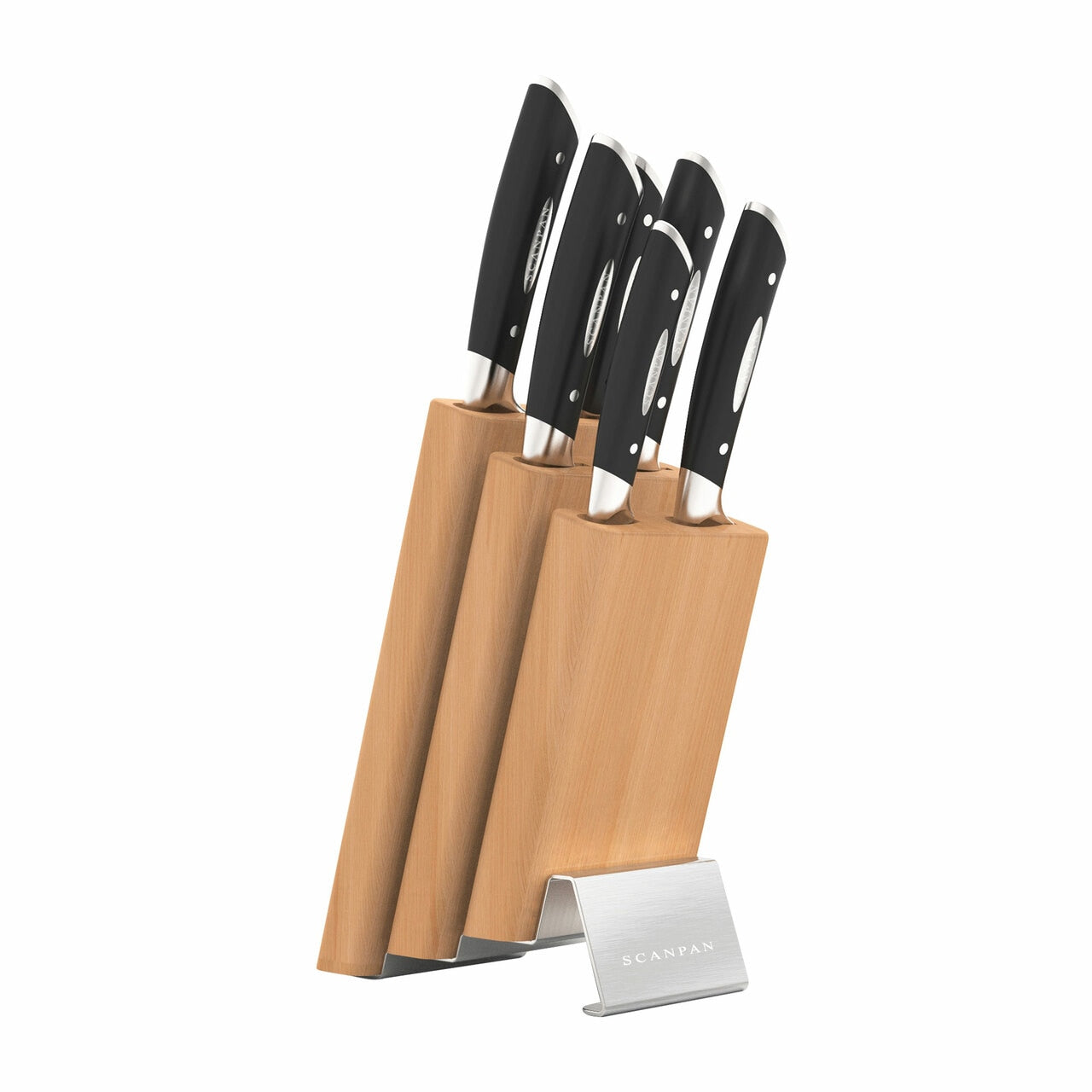 Scanpan Classic 7 Piece Step Knife Block Set image 0
