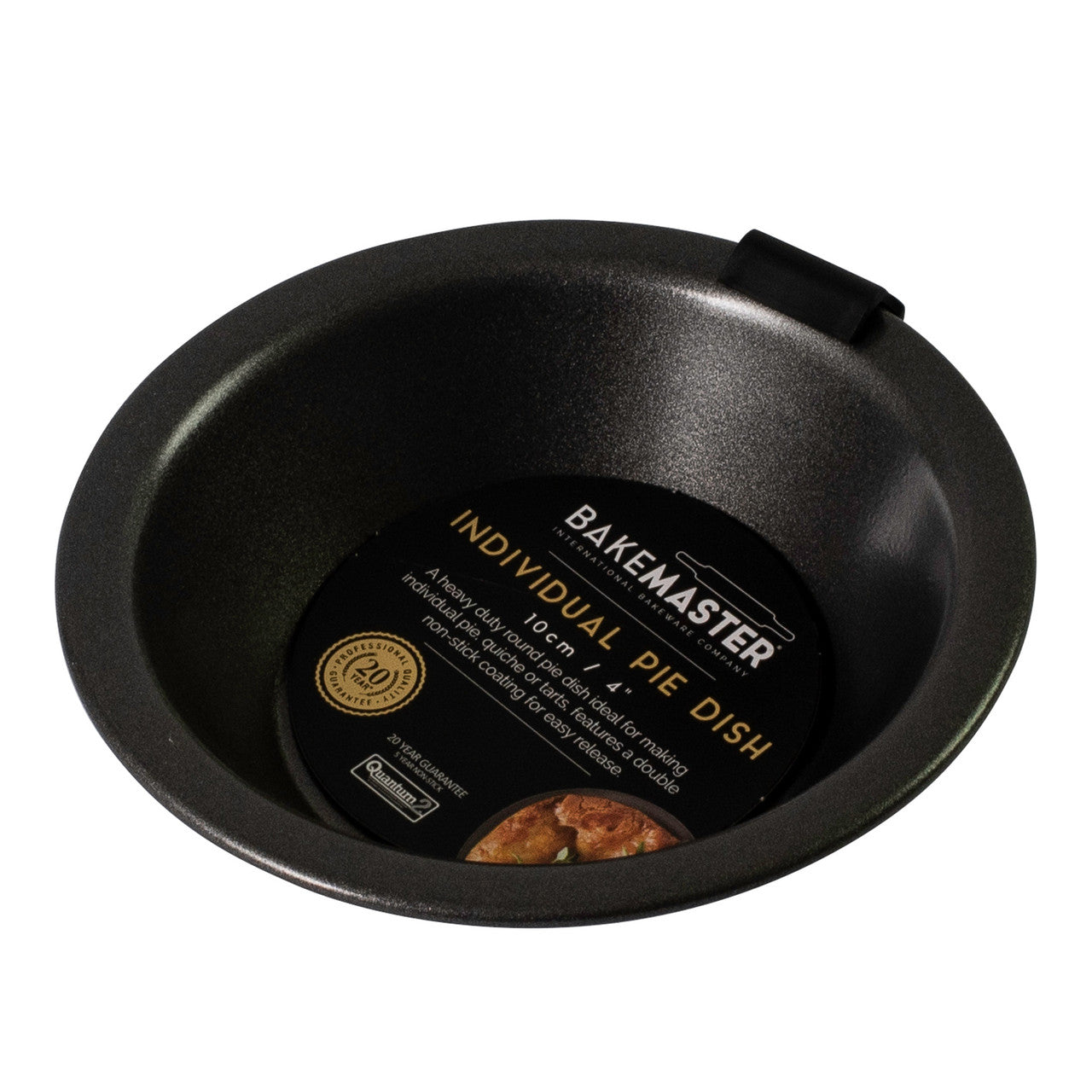 Bakemaster Individual Round Pie Dish 10cm x 3cm - Non-stick image 1