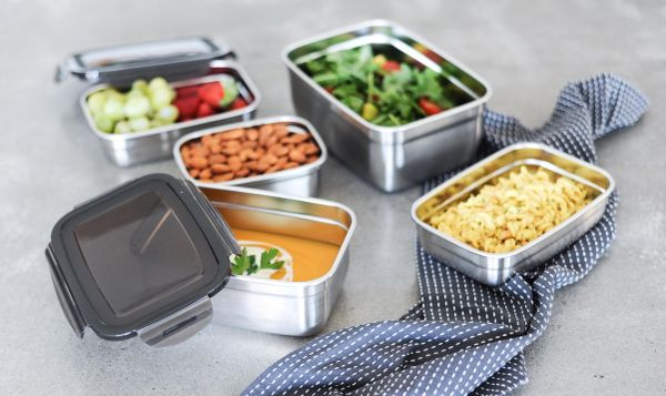 LocknLock Food-Safe Stainless Steel Rectangular - 320ml image 1