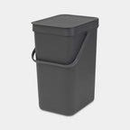 Brabantia Sort & Go Waste Bin 12 Litre - Grey image 0