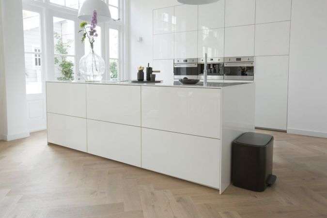 Brabantia Bo Pedal Bin 11 + 23 Litre - Matt Black image 2