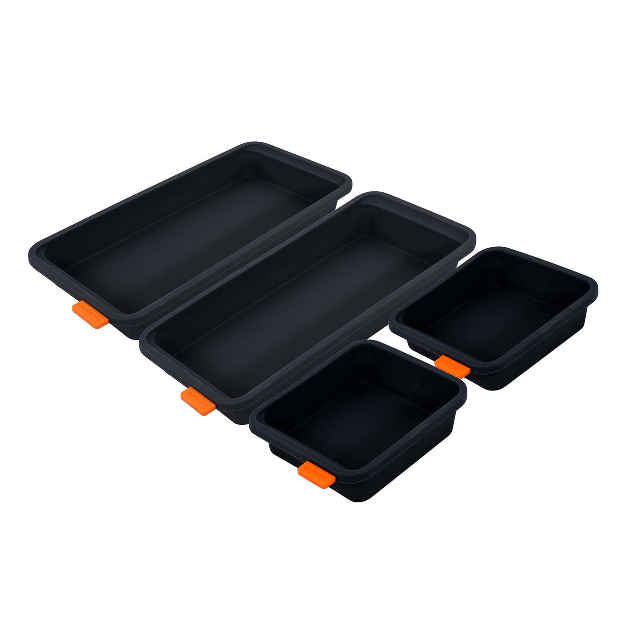 BAKEMASTER SET OF FOUR DIVIDER TRAYS - 2 X 13 X13CM + 2 X 28 X 13 X 3.6CM image 0