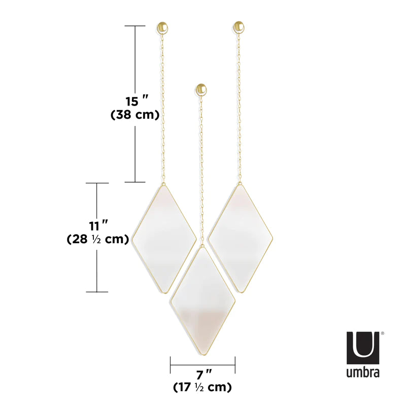 Umbra Dima Diamond Mirrors (Set of 3) image 2