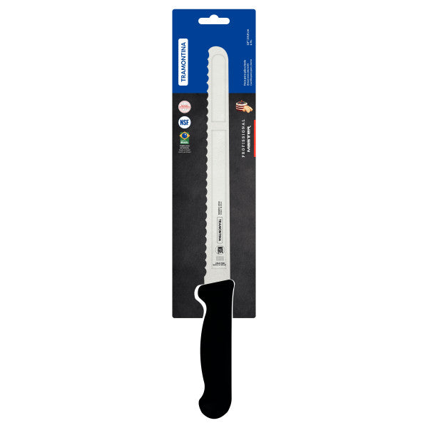 Tramontina Professional Master Black Bread Knife 10", 25cm image 1
