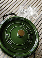 Staub Round Cocotte - 24cm Basil Green image 1