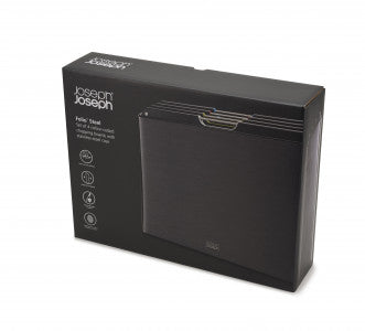 Joseph Joseph Folio Steel 4-piece chopping board set � Carbon Black image 1