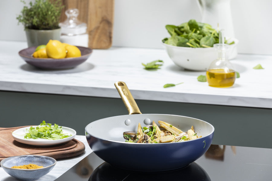 GreenPan Padova Navy Blue Open wok 28cm/ 3.7L image 3
