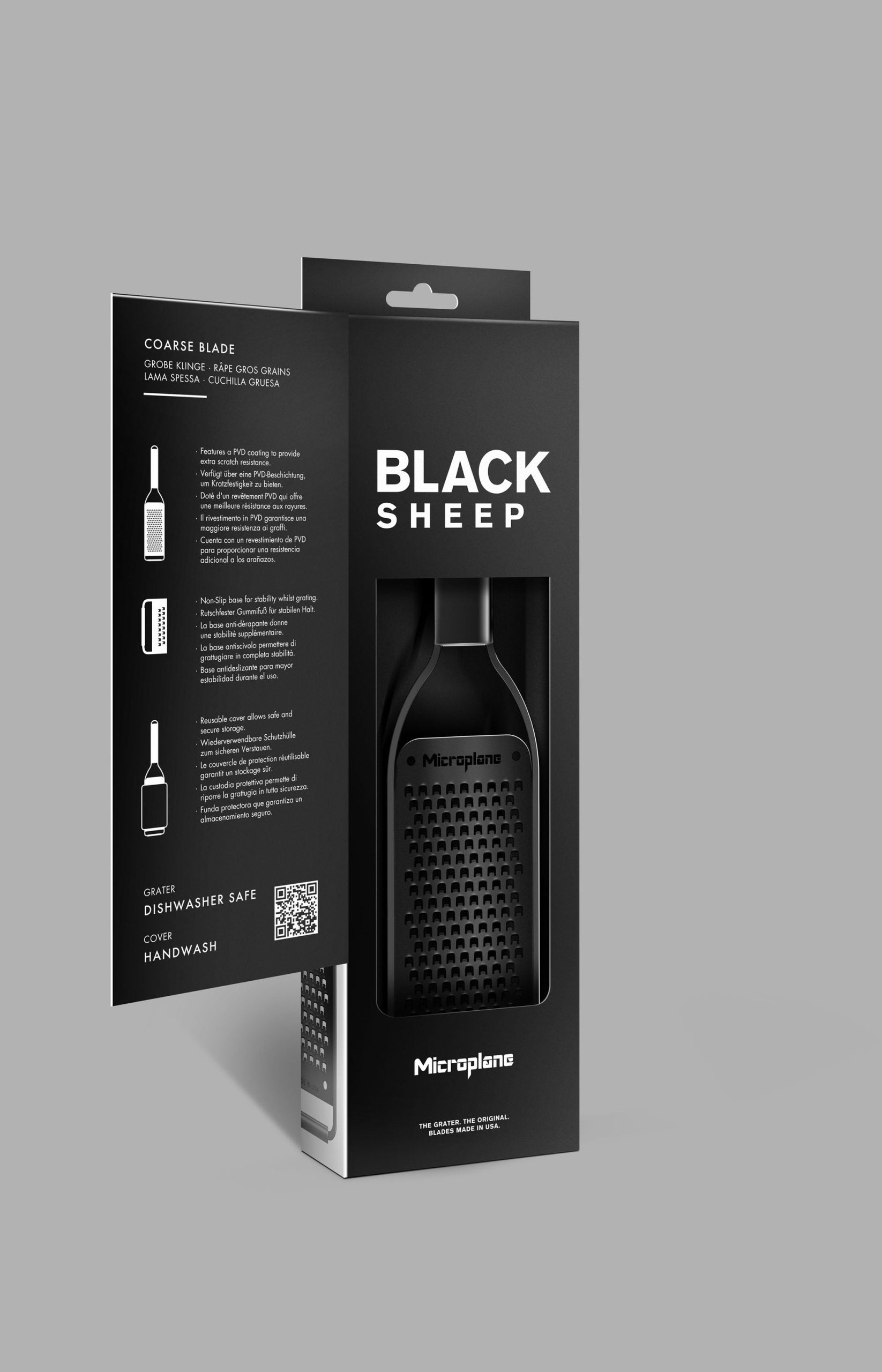 Microplane Black Sheep Coarse Grater image 1
