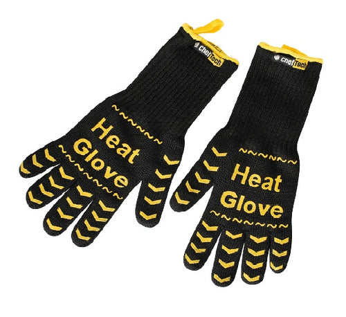 Cheftech Heat Res Gloves Yellow On Black image 0