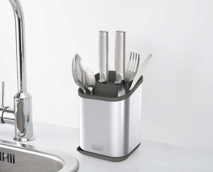 Joseph Joseph Duo Steel Cutlery Drainer image 2