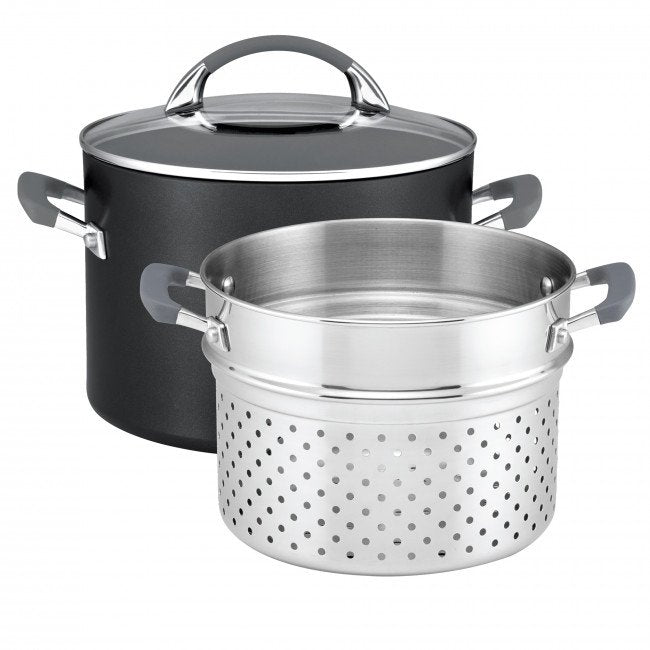 Anolon Endurance+ Stockpot Bonus Pasta Insert 24Cm/7.6L image 0