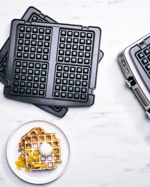 GreenPan Elite Contact Grill Accessories - Waffle plates image 1