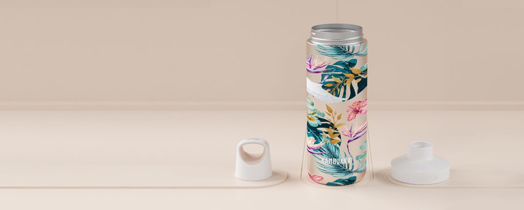 Kambukka Reno Insulated Bottle 500ml Paradise Flower image 4