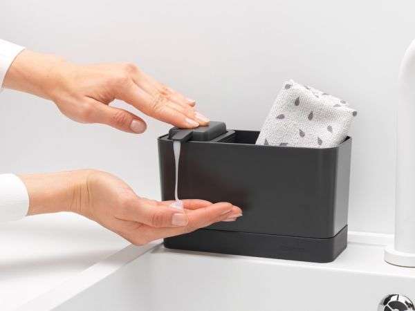 Brabantia Sink Organiser Set Set Of 2 - Dark Grey image 2