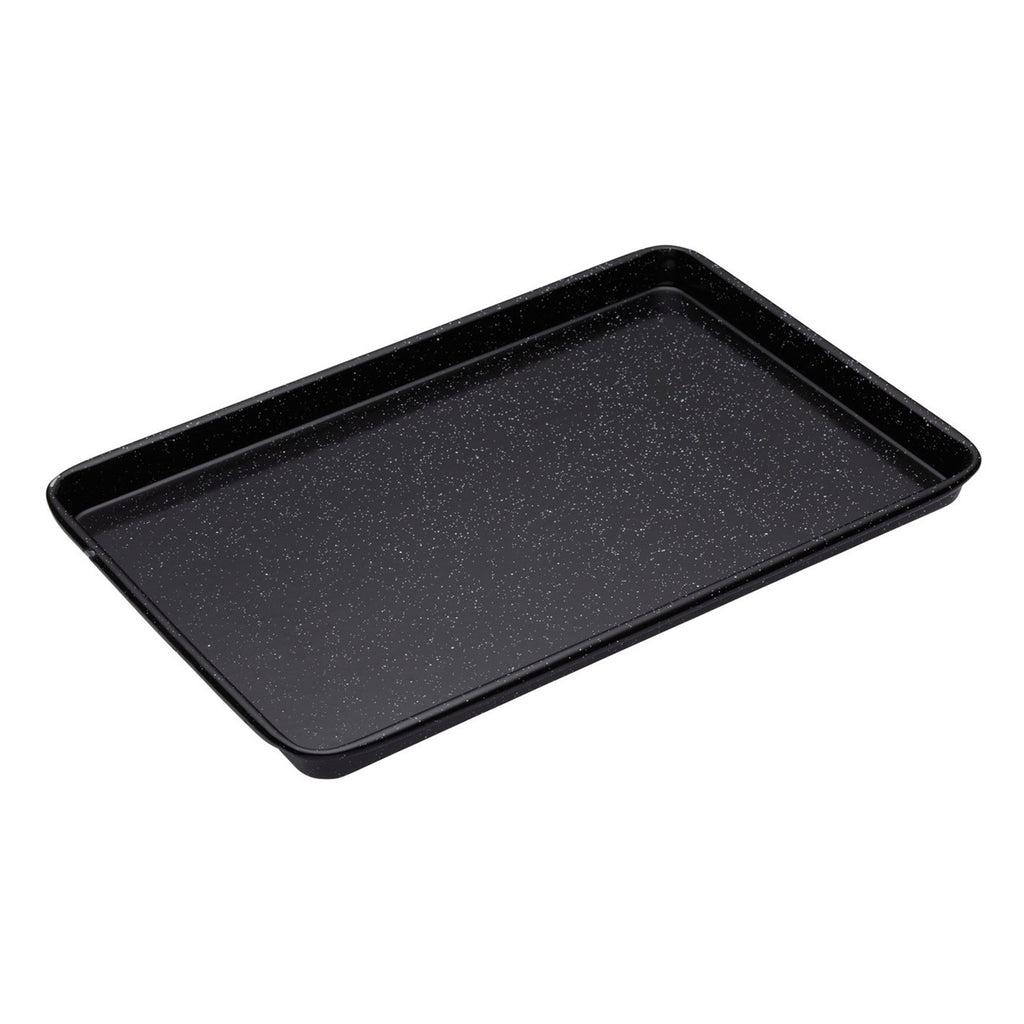 Bakemaster Professional Vitreous Enamel Baking Tray 39 x 27 x 2cm - Non-stick image 0