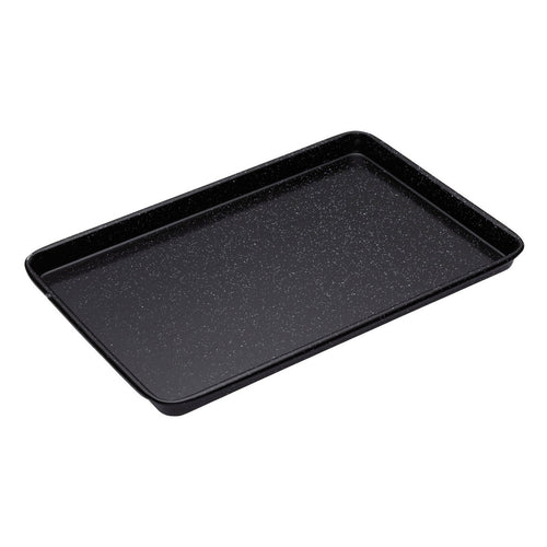 Bakemaster Professional Vitreous Enamel Baking Tray 39 x 27 x 2cm - Non-stick image 0