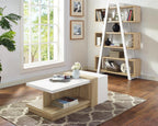 Criterion Banksia A Frame Bookcase - Oak And White image 2