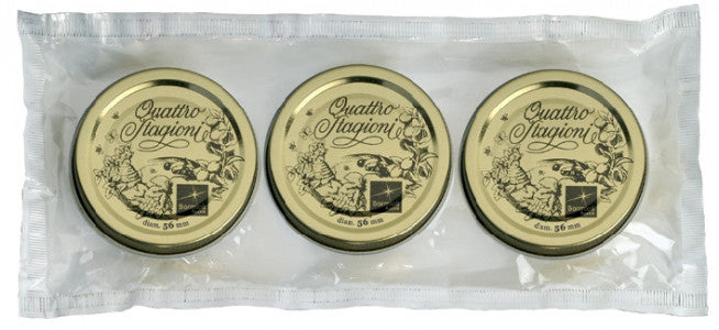 Bormioli Rocco Set 3 Quattro Stagioni Lids 56mm image 0