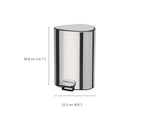 Luxe 5L Pedal Bin Stainless Steel image 3