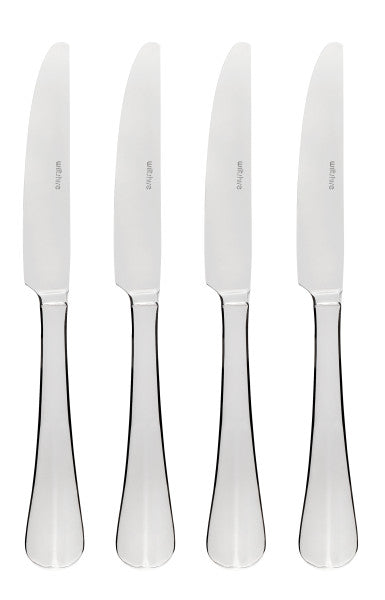 Wiltshire Baguette Dinner Knife 4Piece Stainless Steel