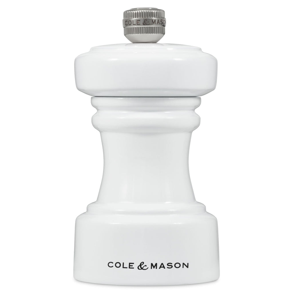 Cole & Mason Hoxton White Gloss Pepper Mill 104mm image 0
