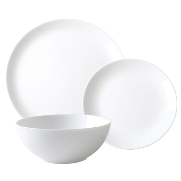 Wiltshire White Coupe 12 Piece Dinner Set