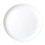 Wiltshire White Coupe Glass Dinner Plate 25cm