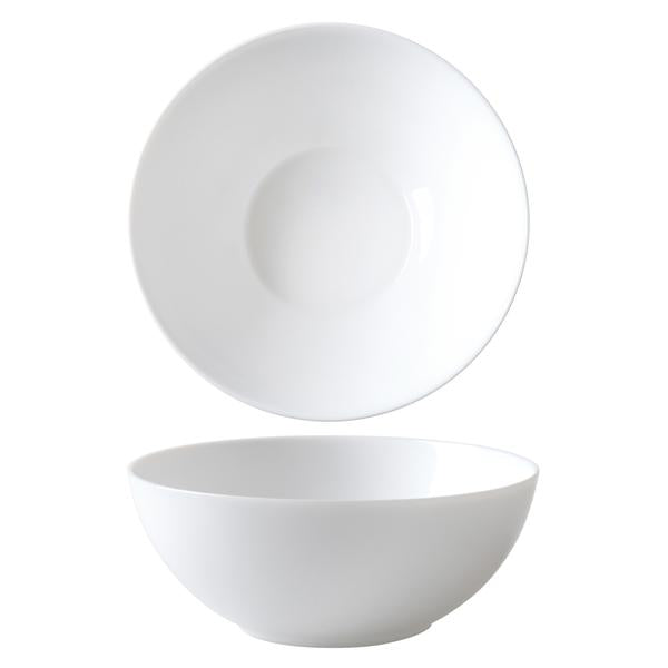 Wiltshire White Coupe Glass Noodle Bowl 18cm