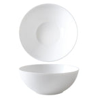 Wiltshire White Coupe Glass Noodle Bowl 18cm