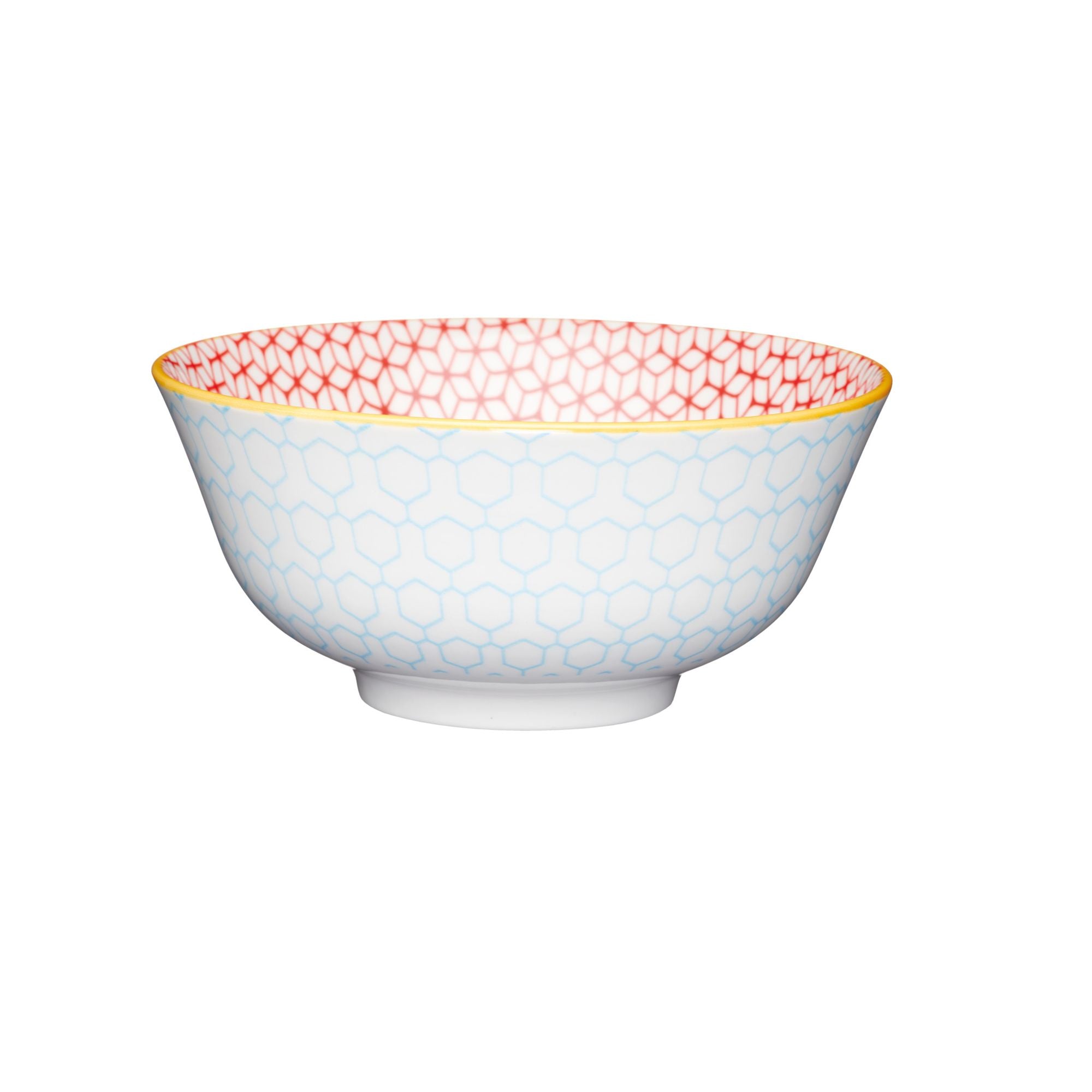 Mikasa Does it All Bowl 15.7cm - Geometric Blue image 0