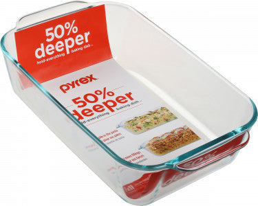 Pyrex Deep Glass Baking Dish 3L image 2