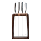 GLOBAL Hashira 5pc Knife Block Set - Walnut image 0
