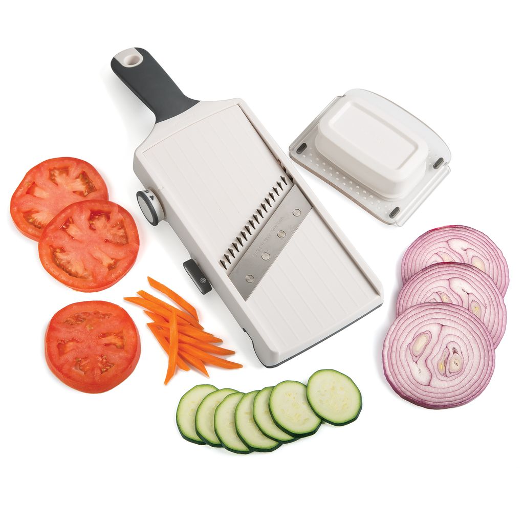 Progressive Prep Works Hand-Held Adjustable Julienne and Slicer image 1