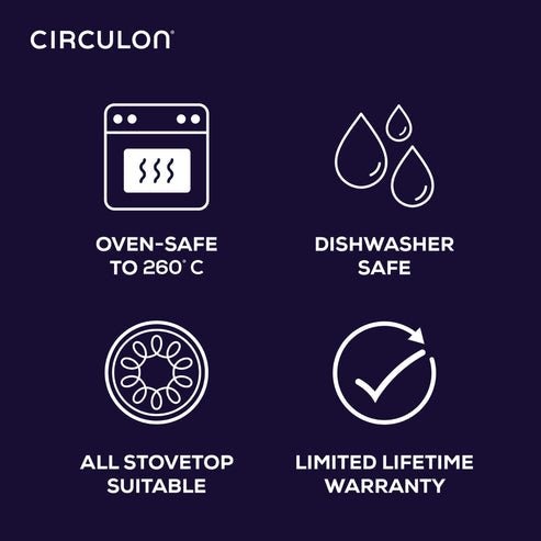 Circulon C-Series Hybrid Clad Stainless Steel Nonstick Induction Stockpot 26cm image 5